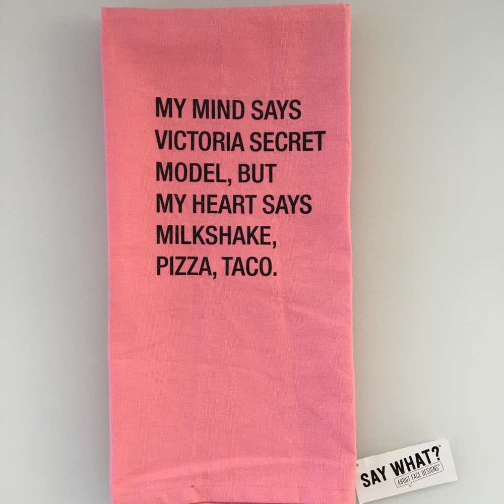 Say What? Tea towel